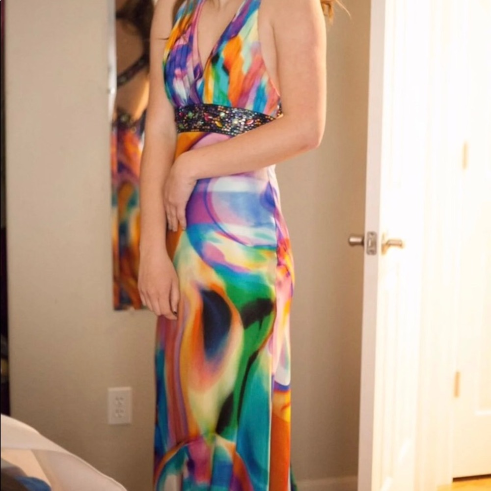 Colorful prom/formal dress